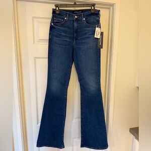 Veronica Beard Dark Blue Flare Jeans
